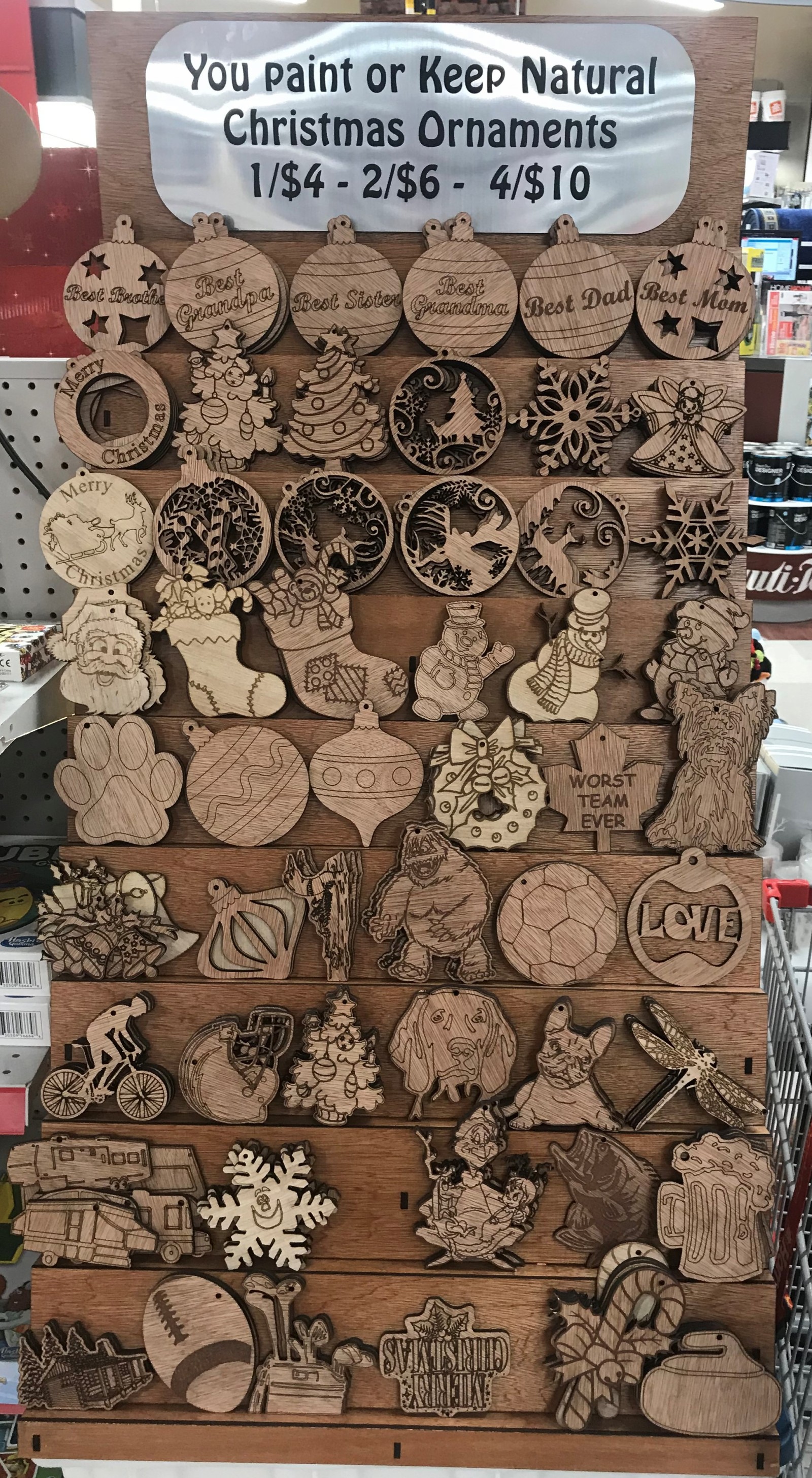 Laser Cut Christmas ornaments